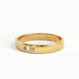 Cluster Lab Diamond Wedding Band - BRENNMORE 