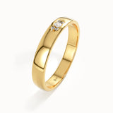 Cluster Lab Diamond Wedding Band