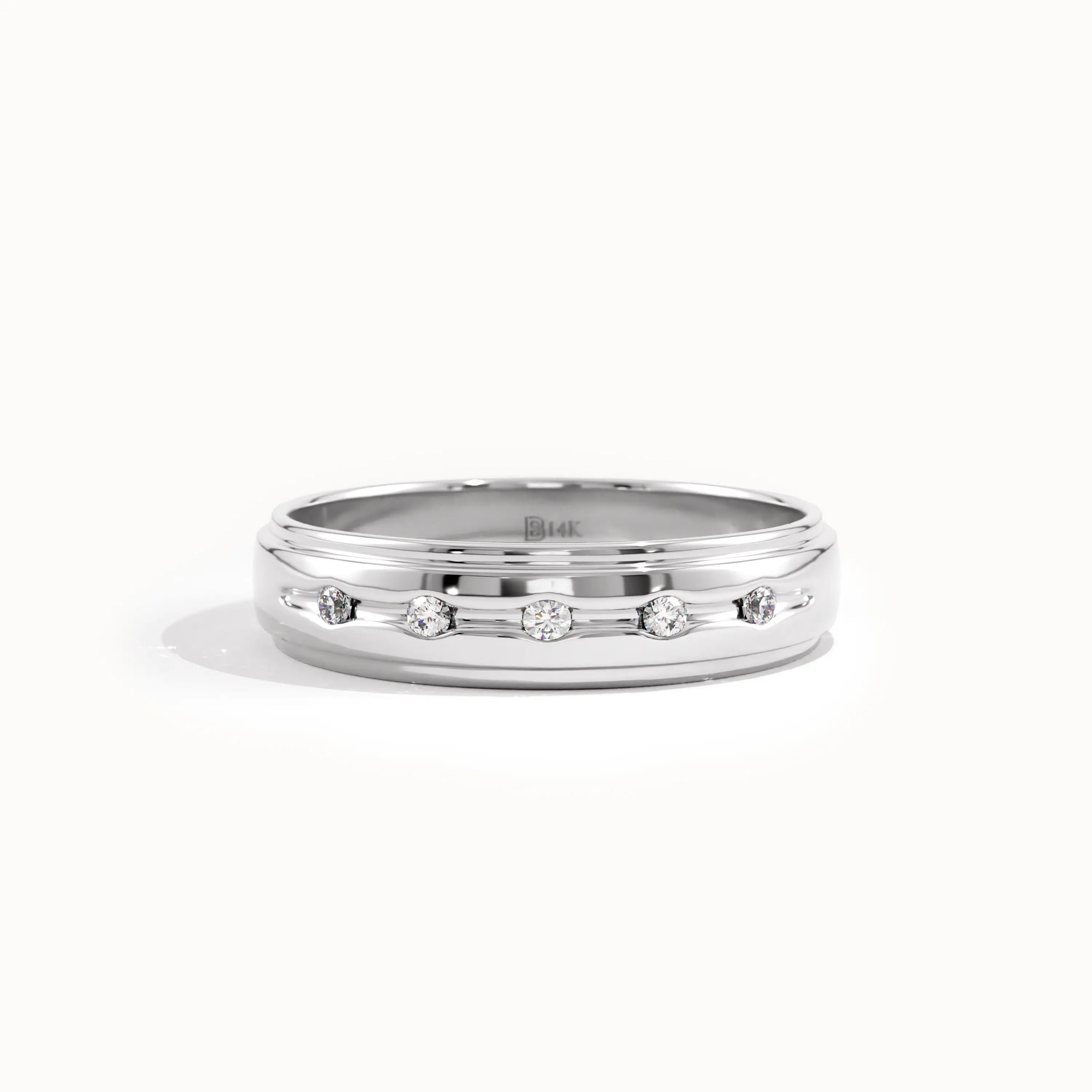 Lab Diamond Wedding Band for Women - BRENNMORE
