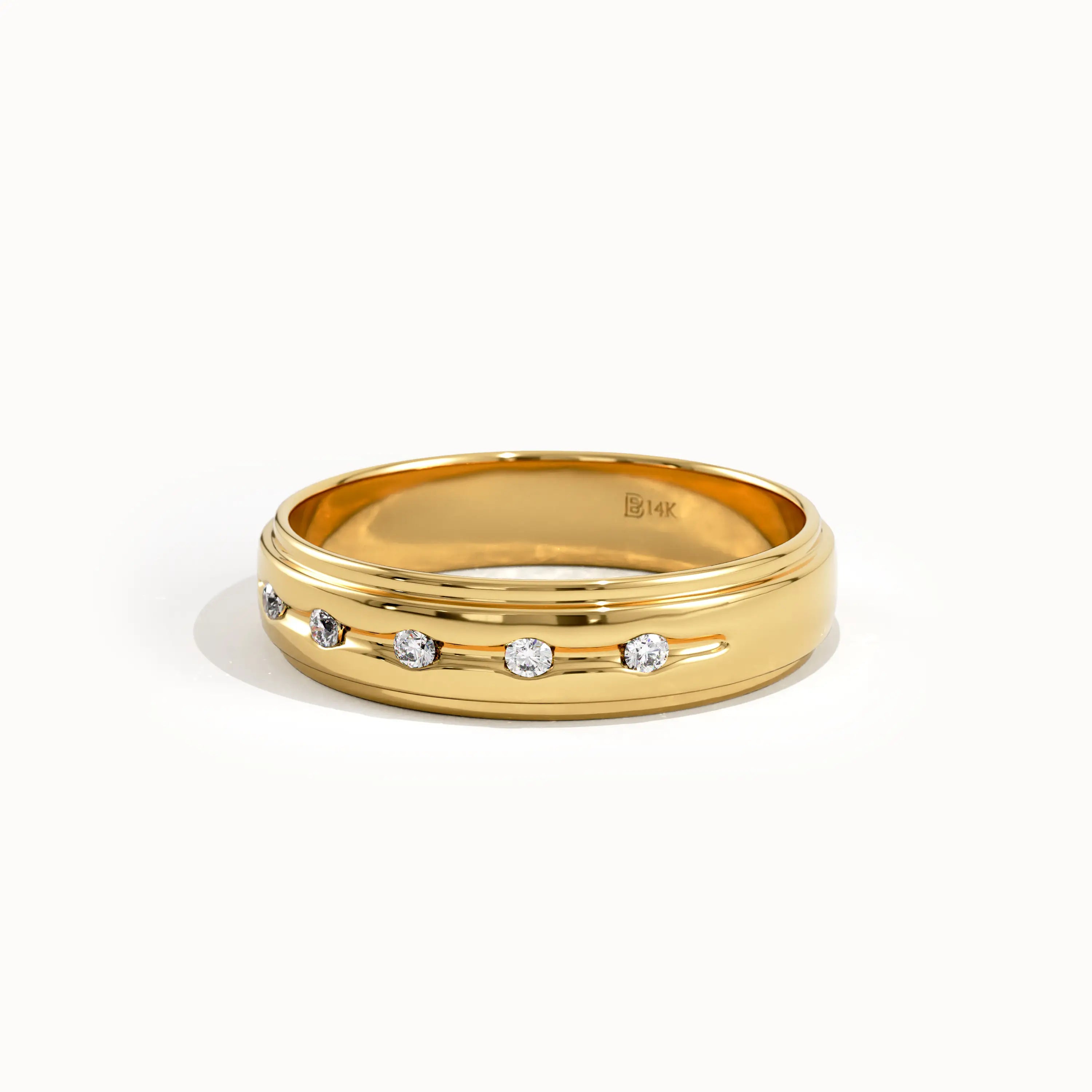 Lab Diamond Wedding Band for Women - BRENNMORE 