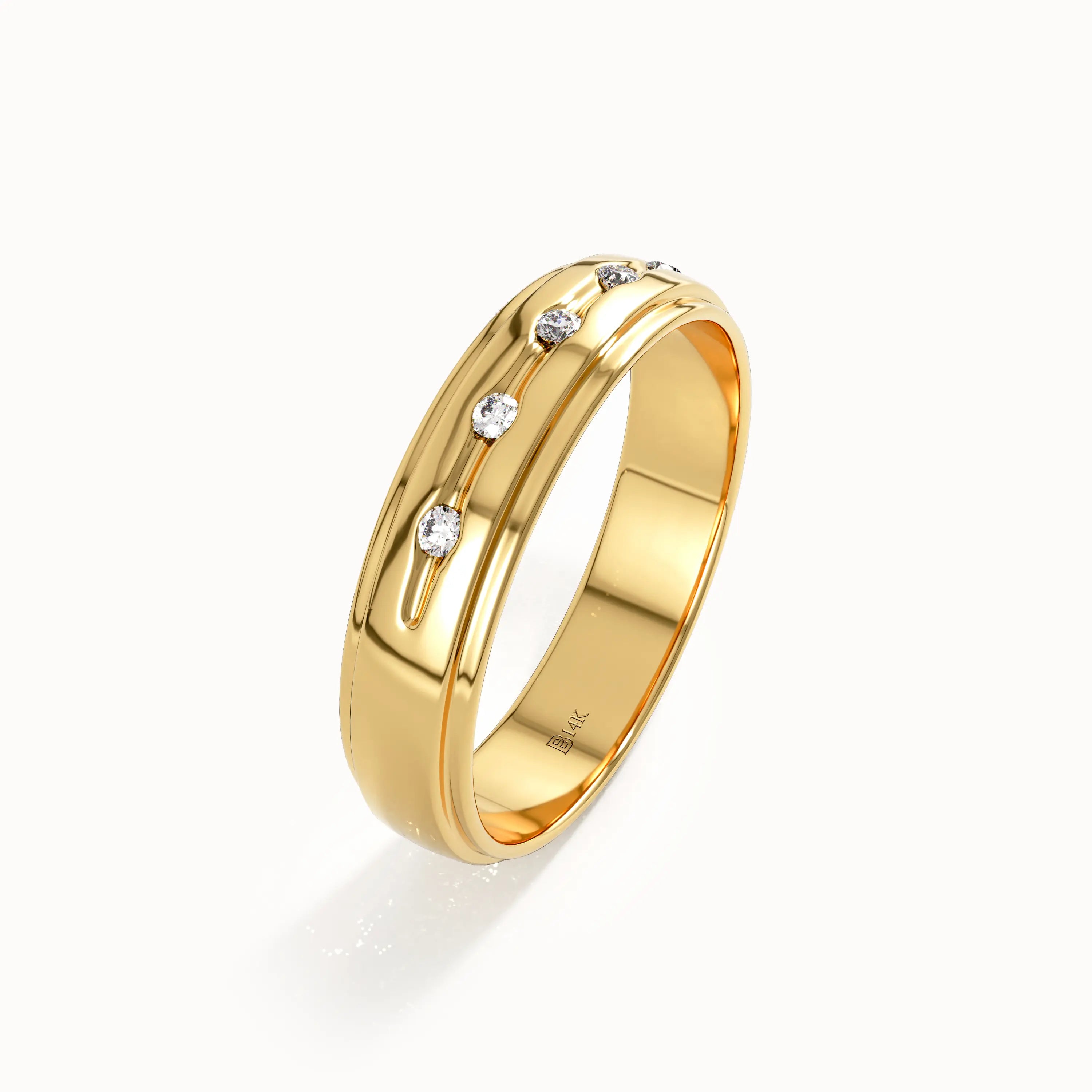 Lab Diamond Wedding Band for Women - BRENNMORE 