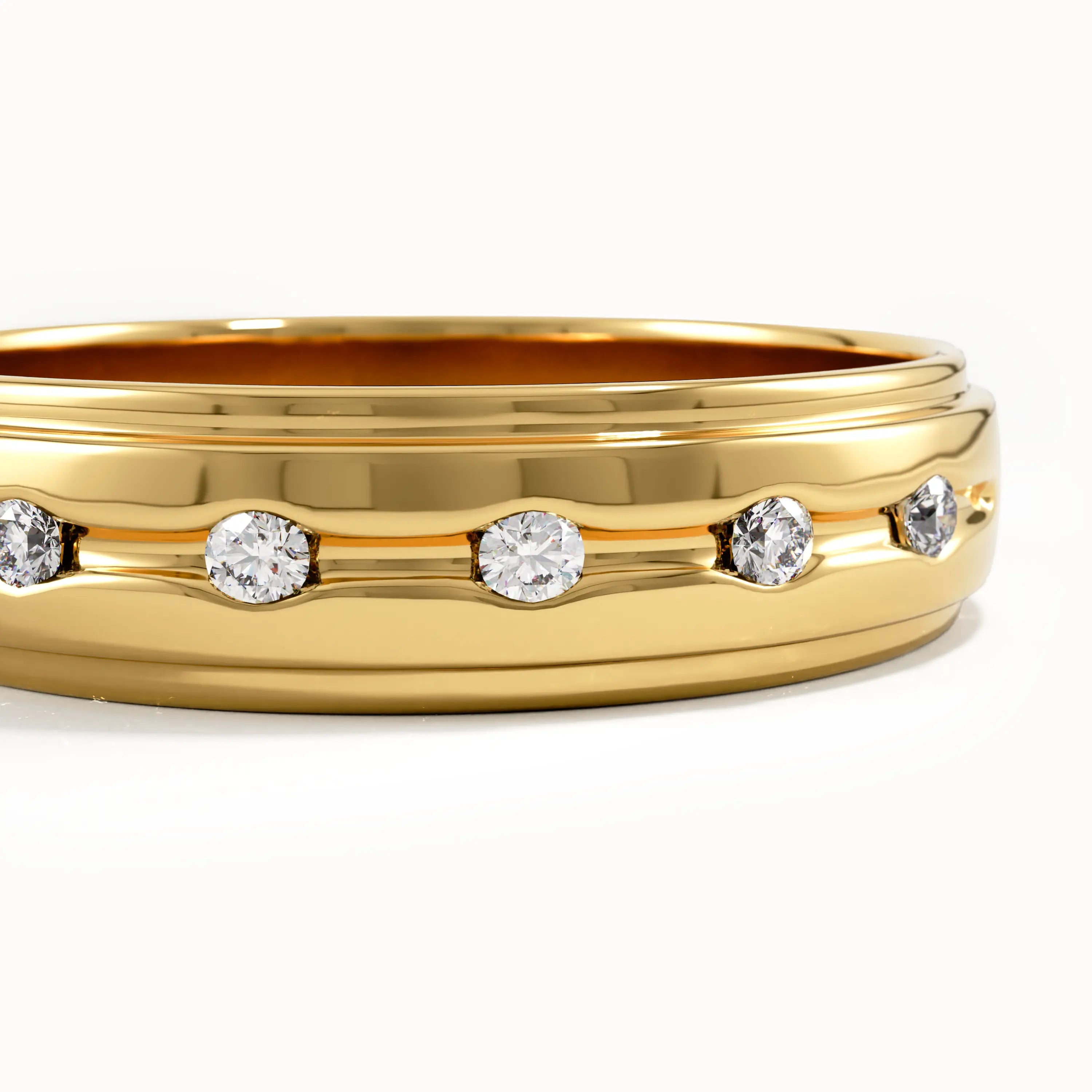 Lab Diamond Wedding Band for Women - BRENNMORE 