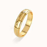 Solo Lab Diamond Wedding Band Unisex