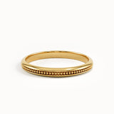 Milgrain Wedding Band for Women - BRENNMORE 