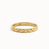 Textured Lab Diamond Wedding Band - BRENNMORE