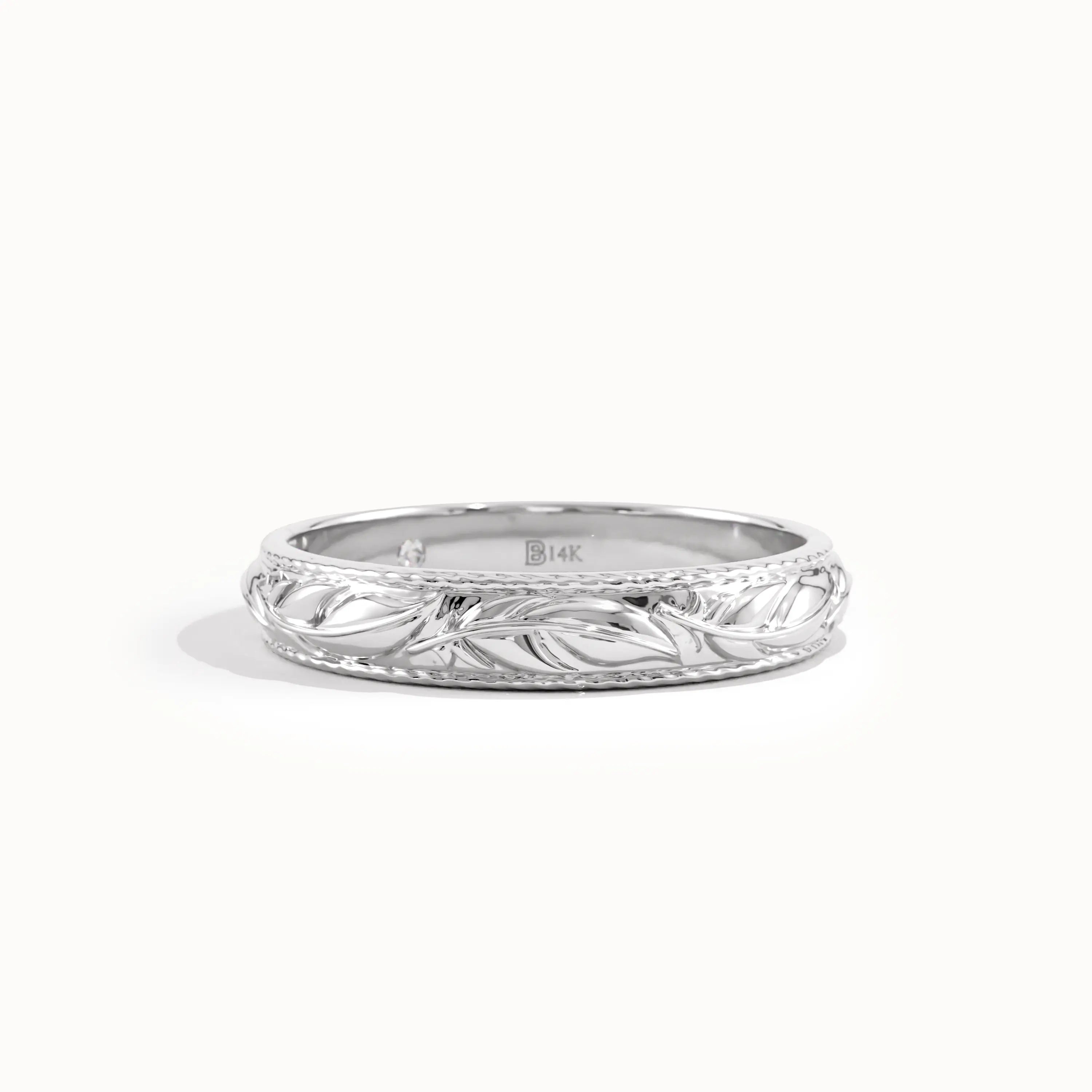 Floral Wedding Band for Women