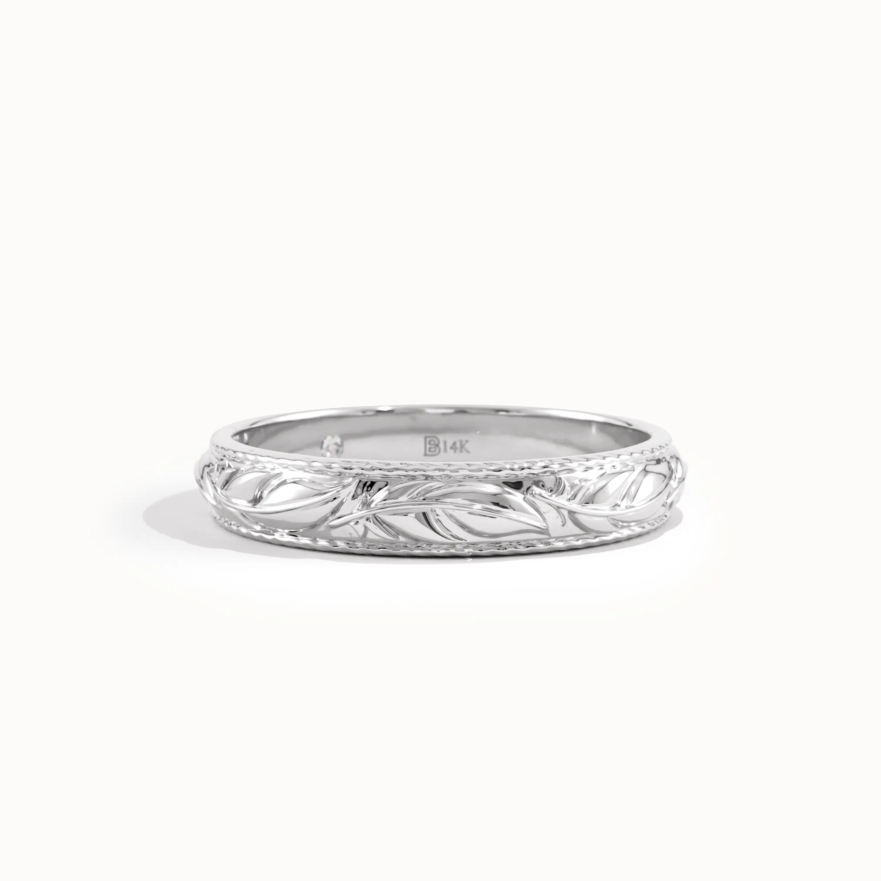 Floral Wedding Band for Women - BRENNMORE