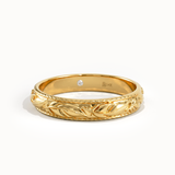 Floral Wedding Band for Women - BRENNMORE