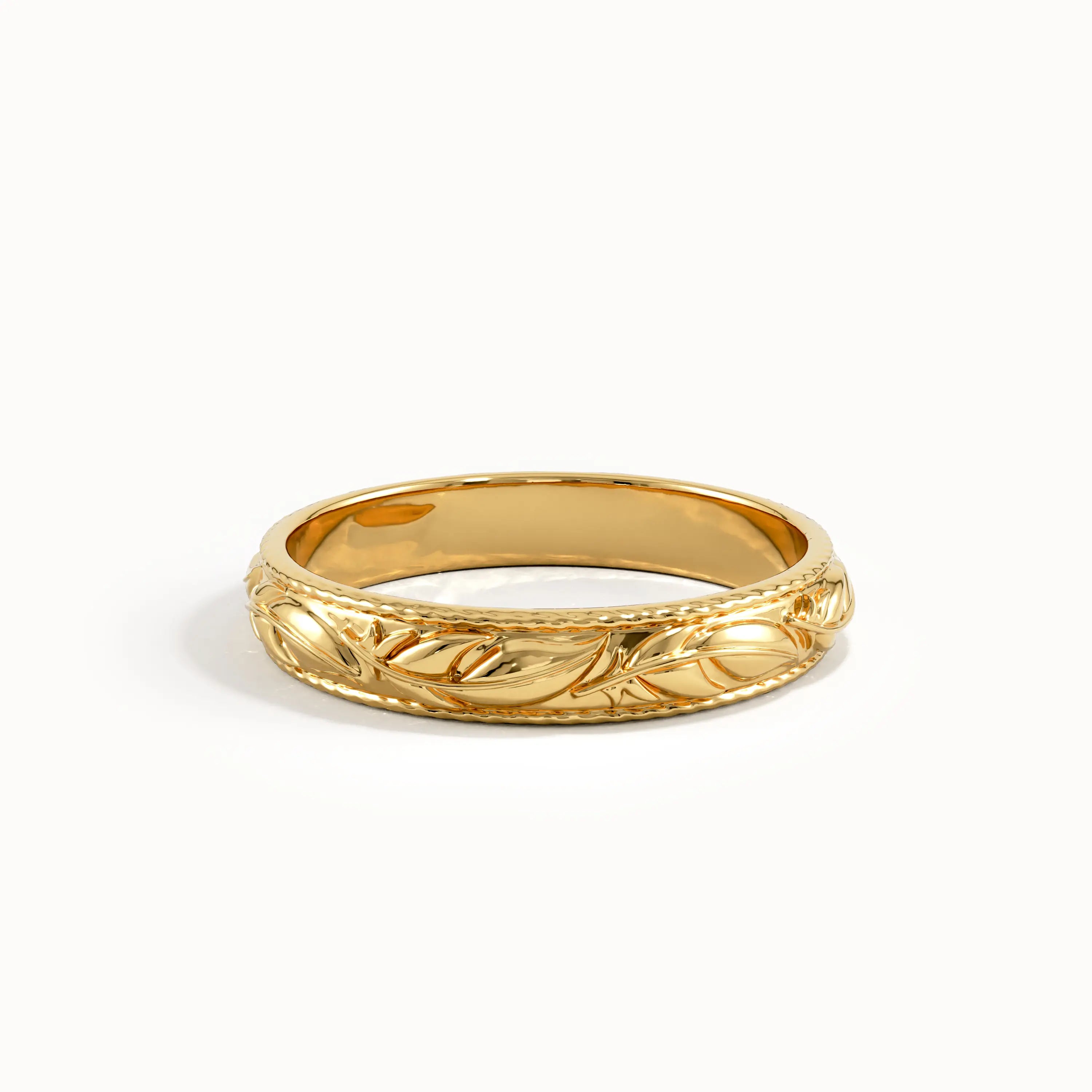 Floral Wedding Band for Women - BRENNMORE 
