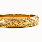 Floral Wedding Band for Women