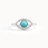 Turquoise Evil Eye Ring for Women