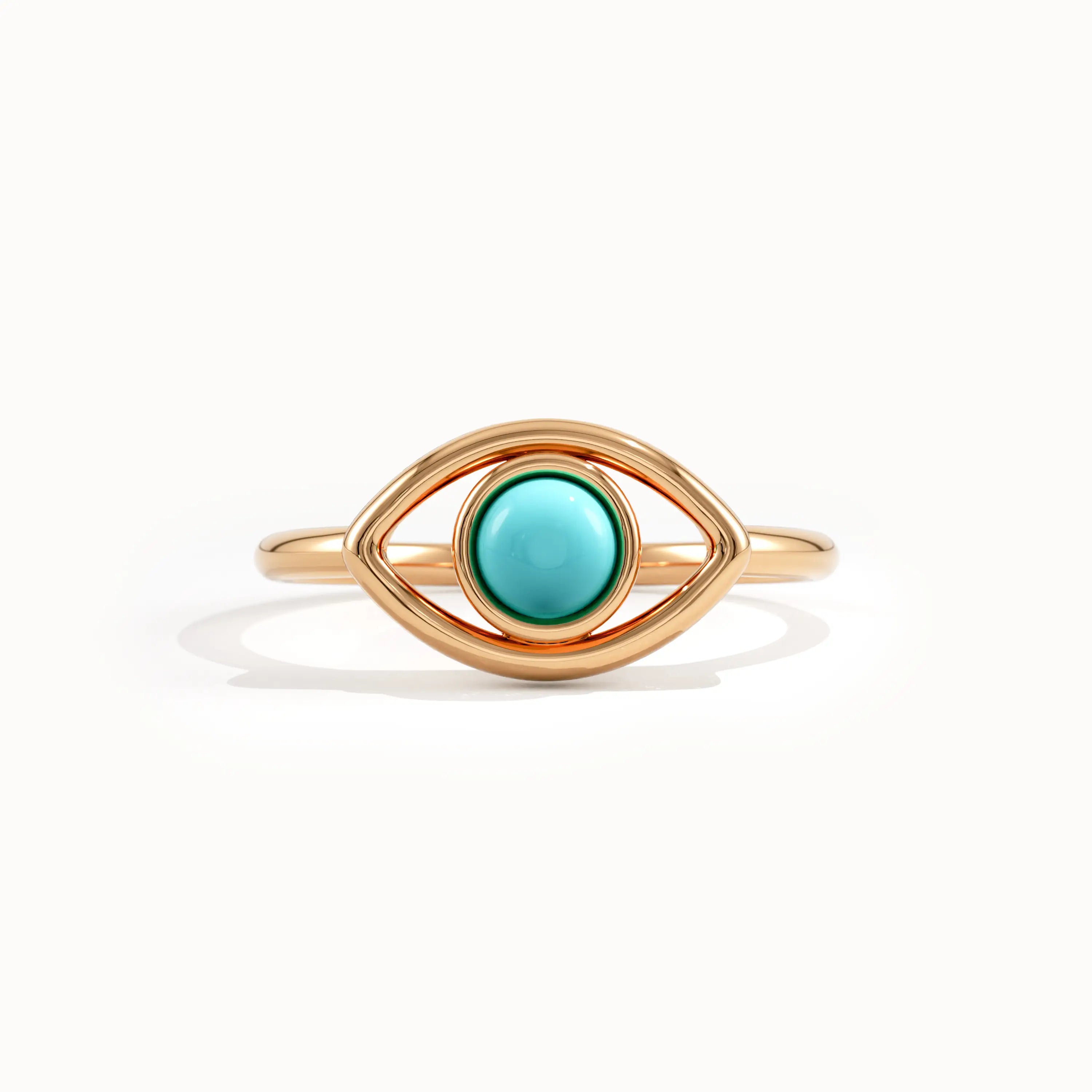 Turquoise Evil Eye Ring for Women - BRENNMORE 