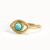 Turquoise Evil Eye Ring for Women - BRENNMORE