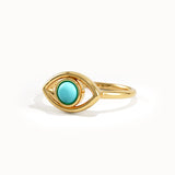 Turquoise Evil Eye Ring for Women - BRENNMORE 