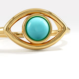 Turquoise Evil Eye Ring for Women - BRENNMORE 