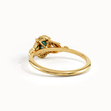 Teal Sapphire Engagement Ring - BRENNMORE 