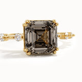Smoky Gray Engagement Ring - BRENNMORE 