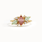 Padparadscha Sapphire Engagement Ring