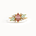 Padparadscha Sapphire Engagement Ring - BRENNMORE 