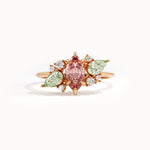 Padparadscha Sapphire Engagement Ring - BRENNMORE 