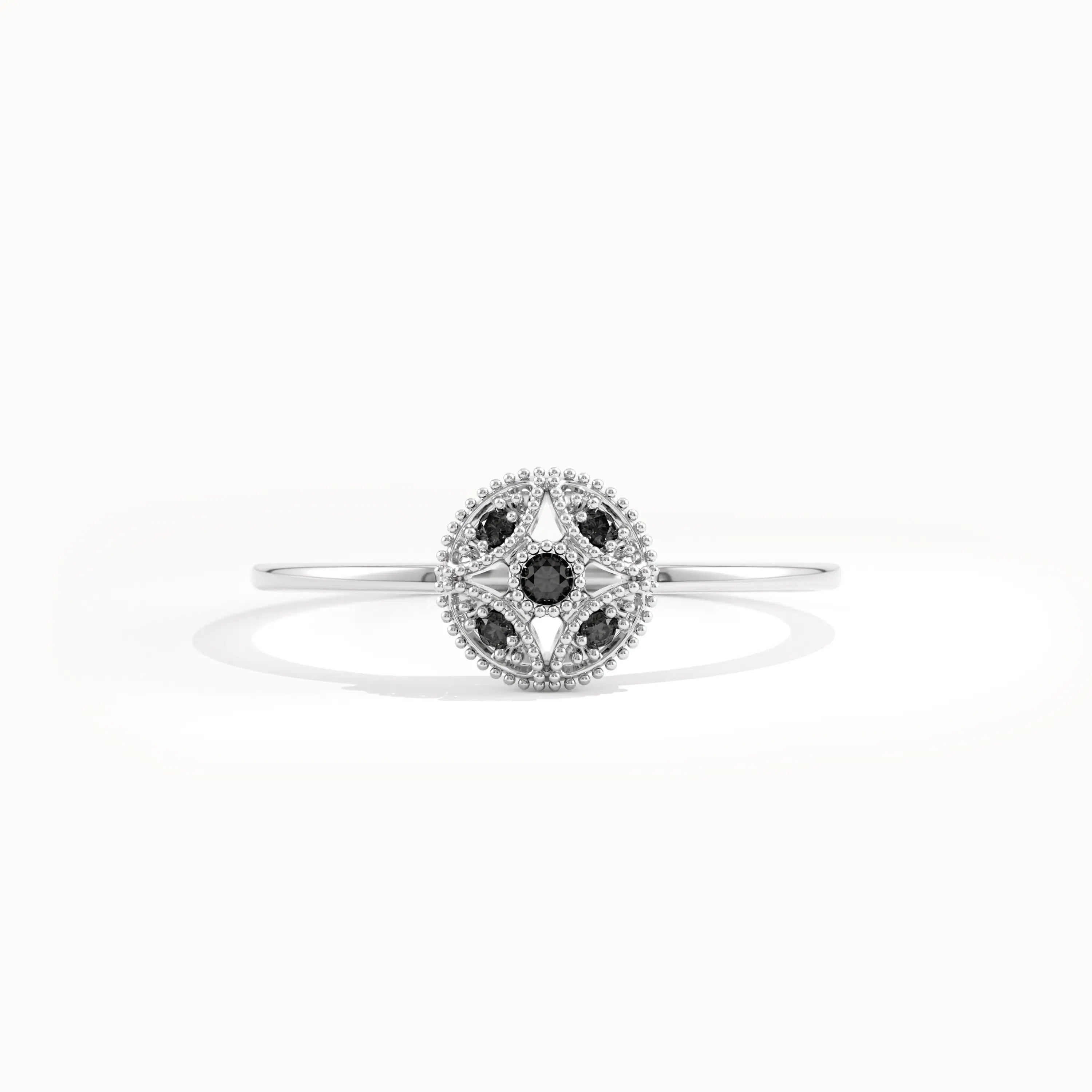 Vintage Style Pinky Ring for Women - BRENNMORE