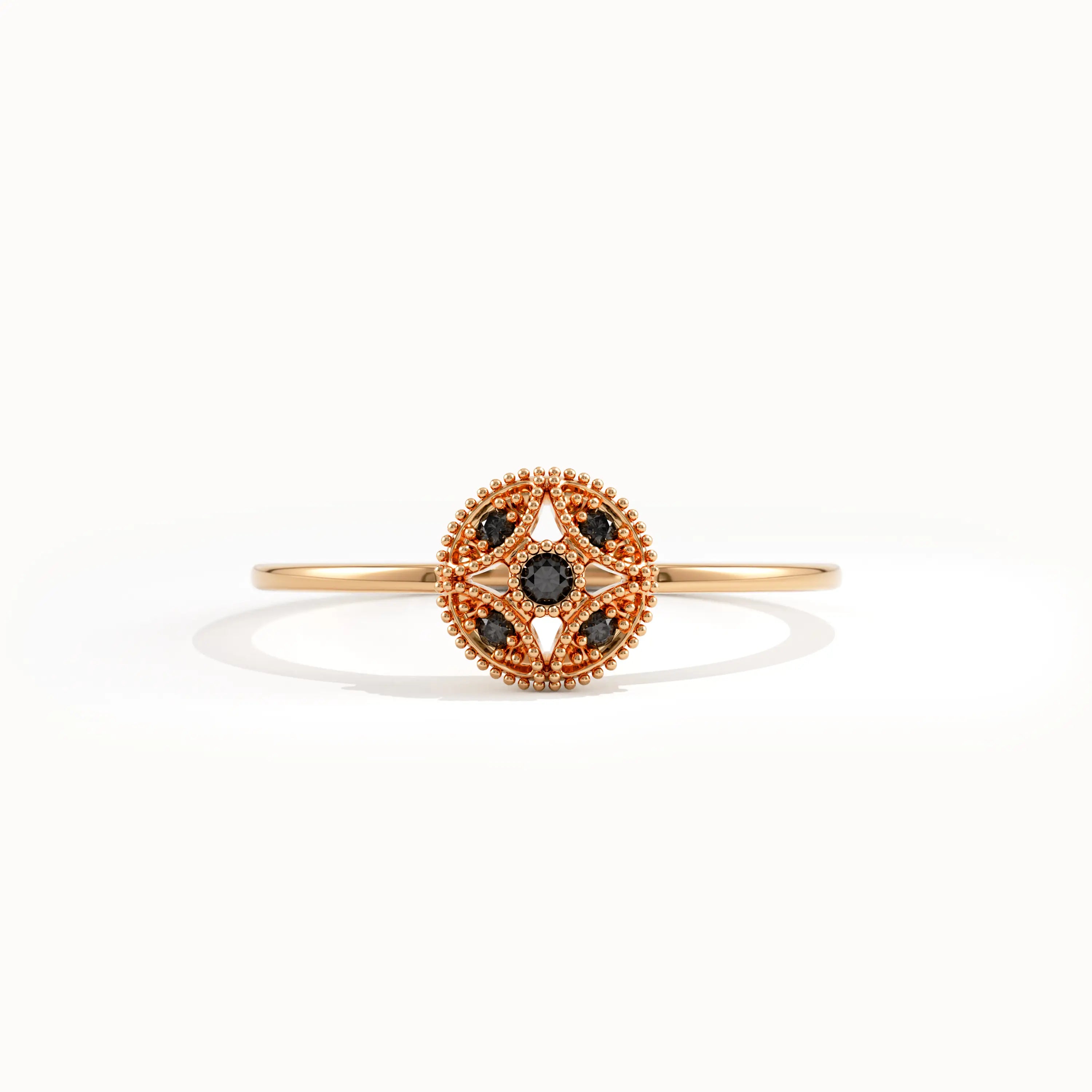 Vintage Style Pinky Ring for Women - BRENNMORE