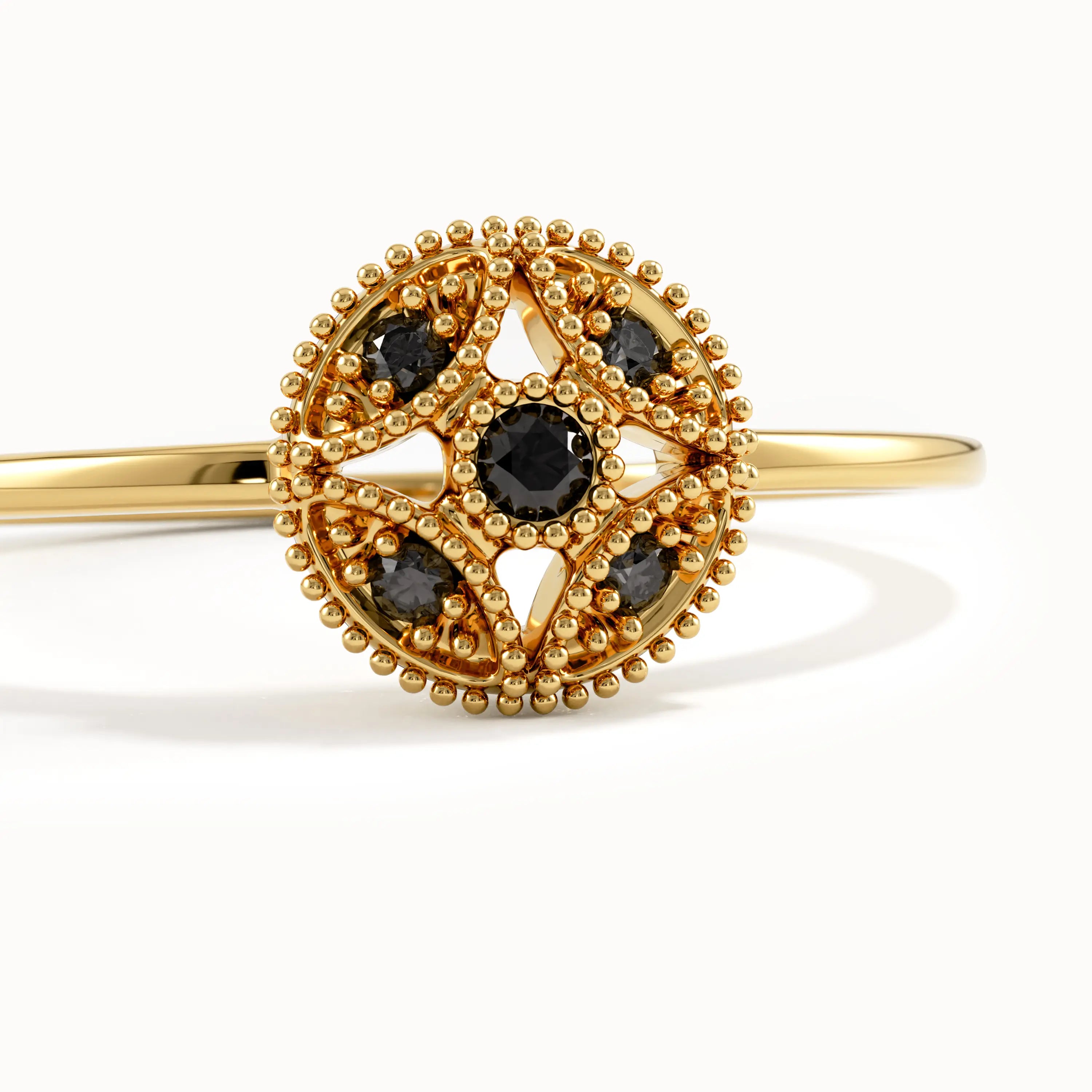 Vintage Style Pinky Ring for Women - BRENNMORE 