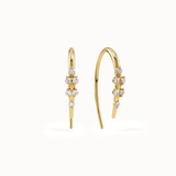 Womens Lab Diamond Threader Earrings - BRENNMORE