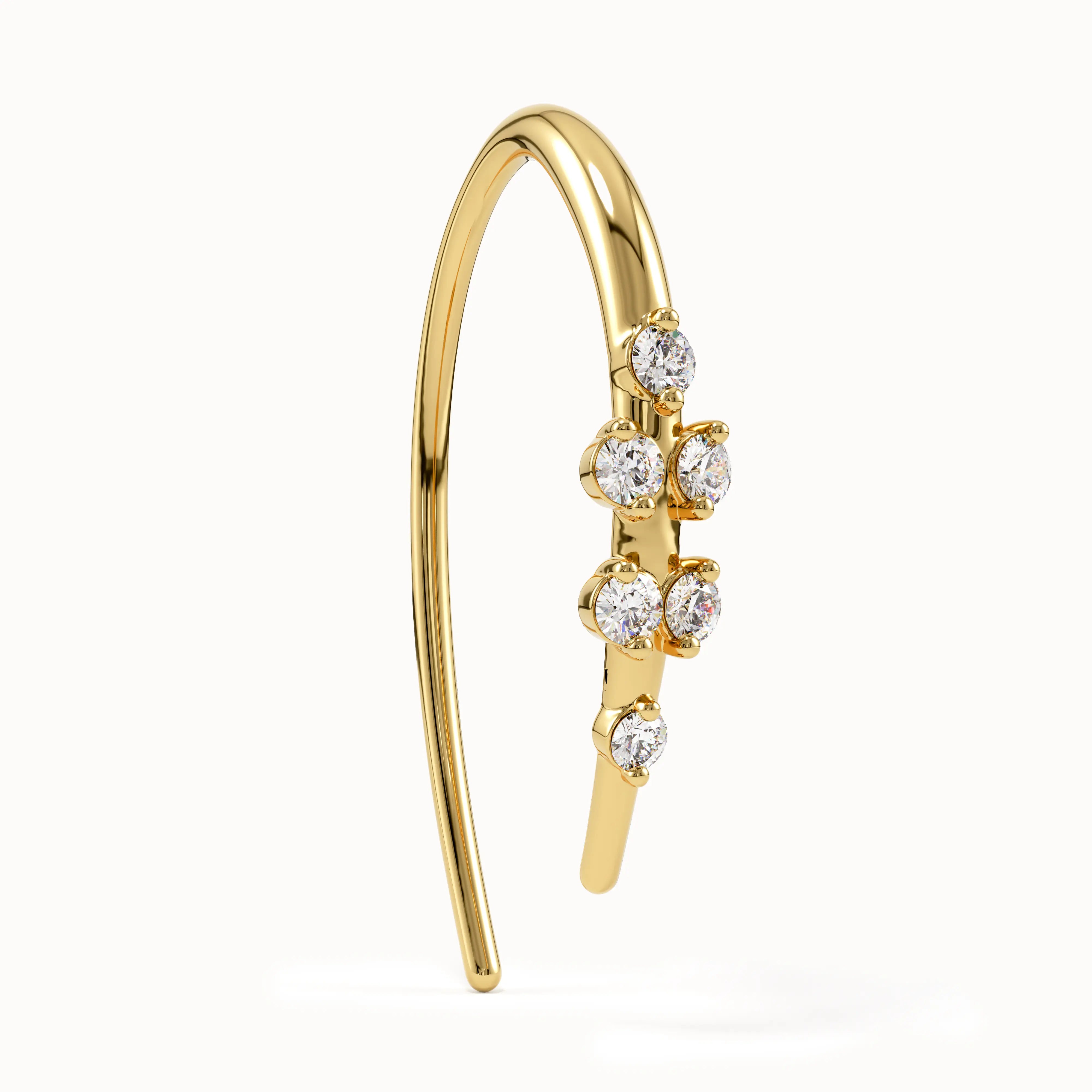 Womens Lab Diamond Threader Earrings - BRENNMORE