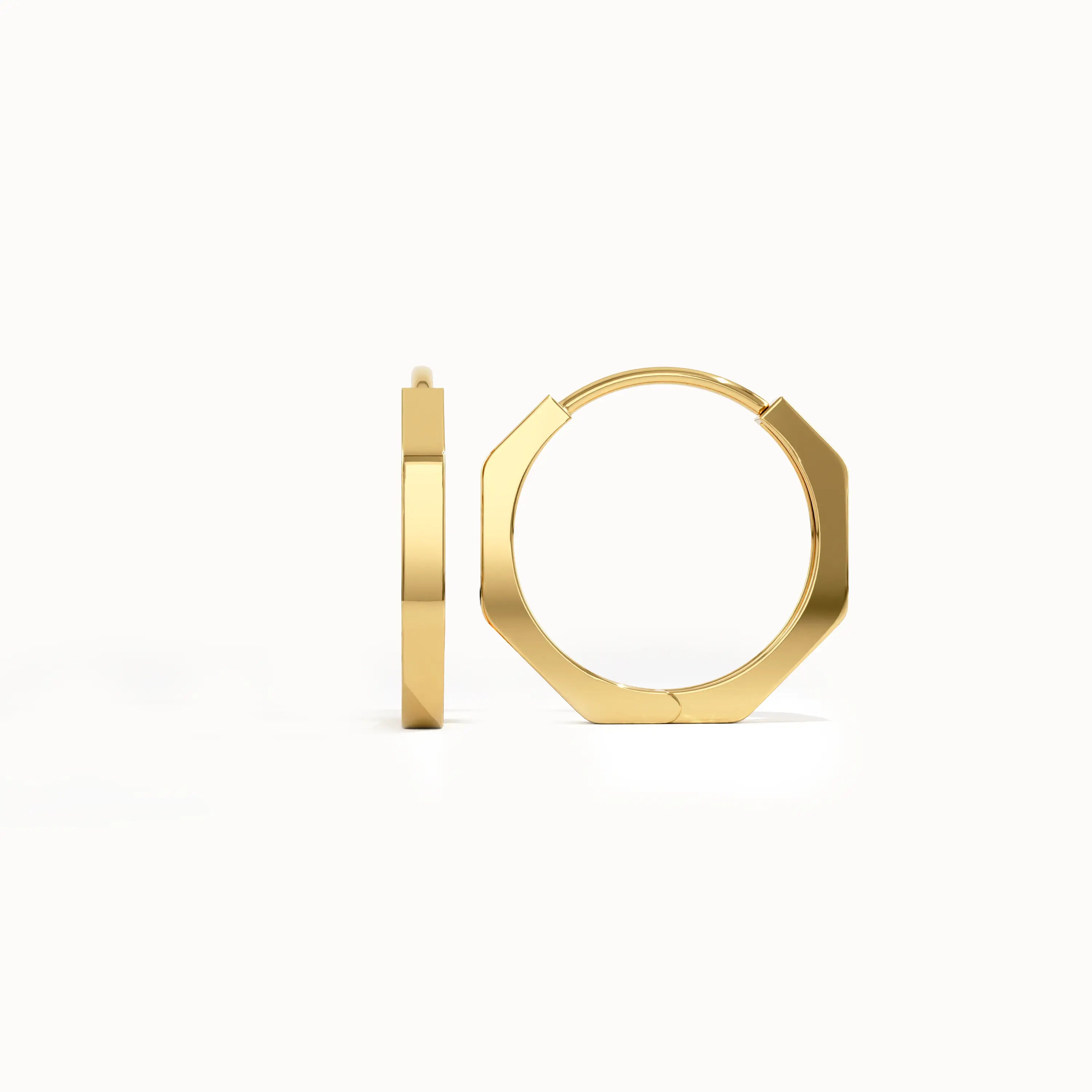 Small Minimal Hoop Earrings - BRENNMORE 