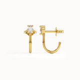 Unique Design Studs in Gold
