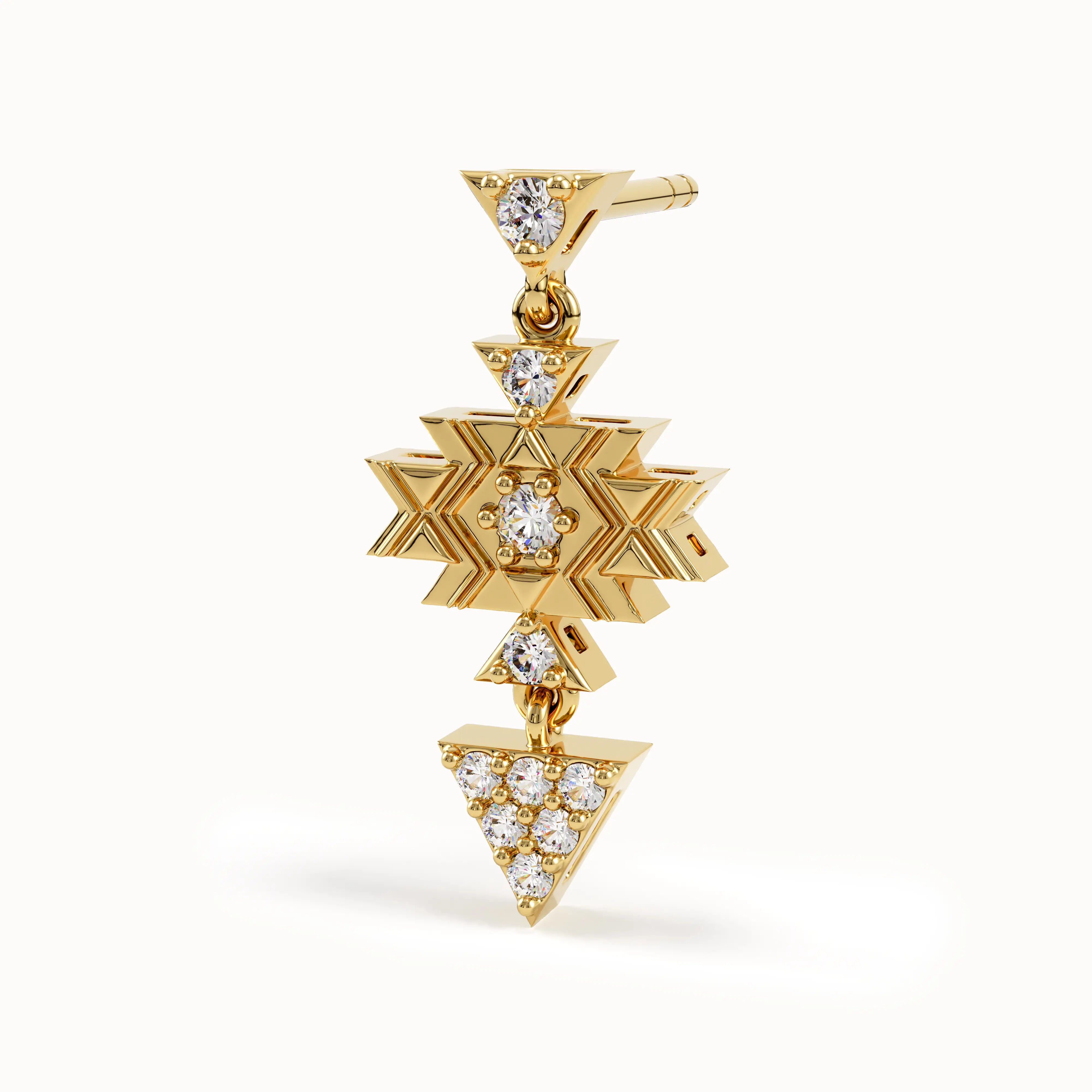 Dangling Motif Studs - BRENNMORE 