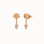 Arrow Studs in Gold - BRENNMORE 