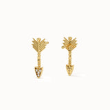 Arrow Studs in Gold