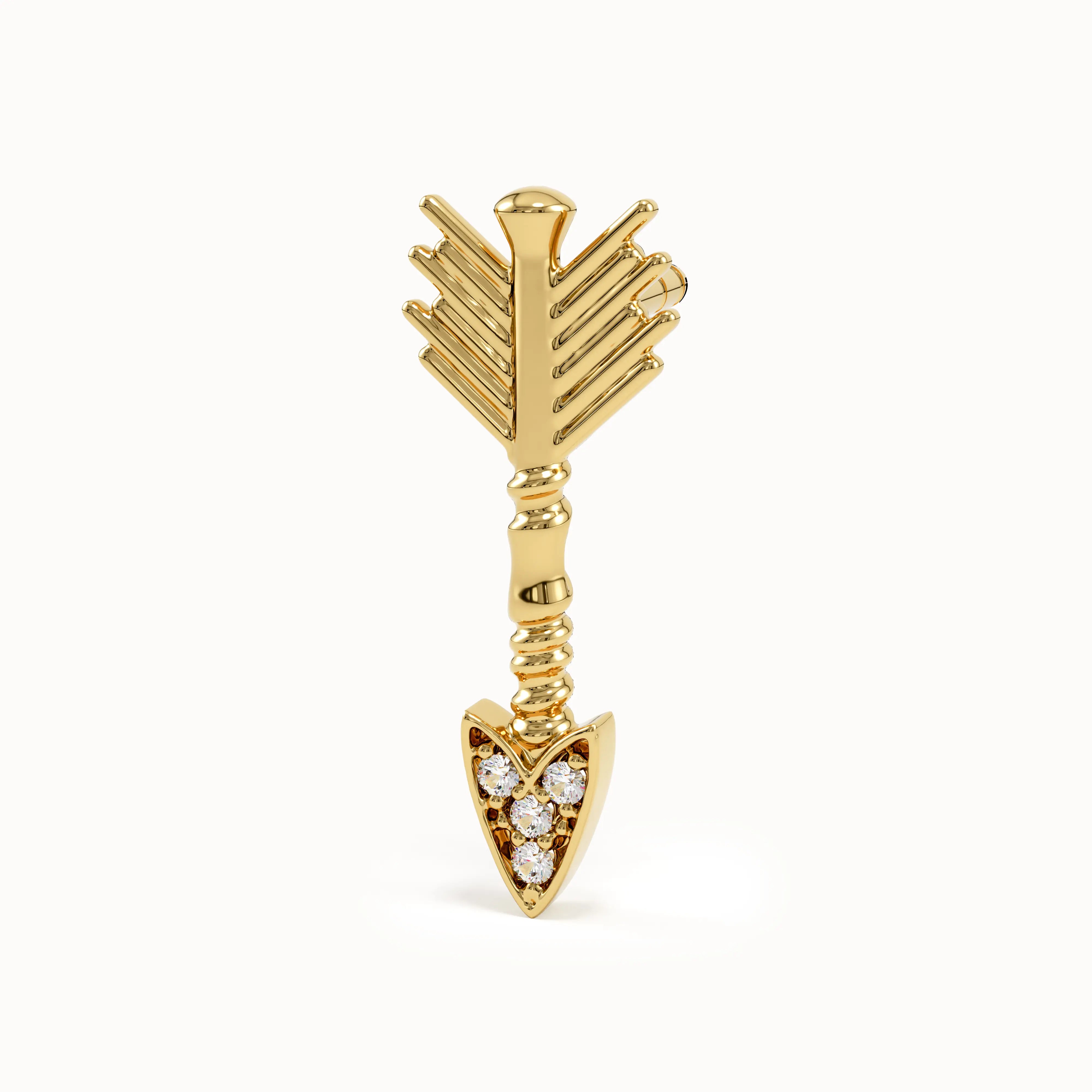 Arrow Studs in Gold - BRENNMORE