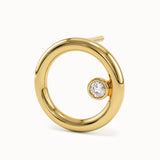 Round Karma Studs in Gold - BRENNMORE