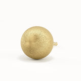 Brushed Ball Stud Earrings