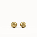 Hammered Ball Stud Earrings