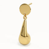 Teardrop Dangling Stud Earrings