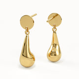 Teardrop Dangling Stud Earrings