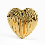 Chunky Heart Stud Earrings