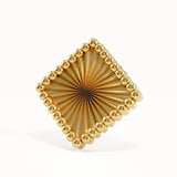 Textured Square Stud Earrings