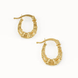 U Shape Hoop Earrings