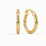 Twisted Rope Hoop Earrings