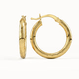 Twisted Rope Hoop Earrings