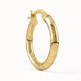 Twisted Rope Hoop Earrings