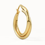 Double Band Hoop Earrings