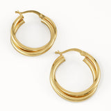 Double Band Hoop Earrings