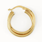 Double Band Hoop Earrings