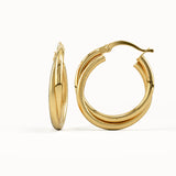 Double Band Hoop Earrings